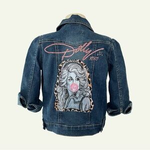 Upcycled kids Dolly jean jacket!